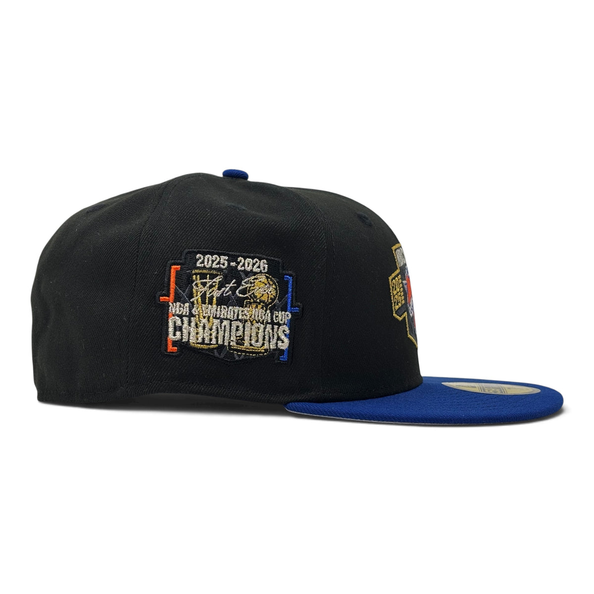 New York Knicks 2026 NBA Champions New Era Fitted-Black Royal