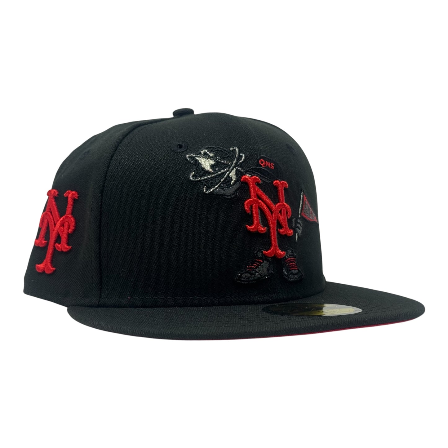 New York Mets Cartoon 59FIFTY QNS  New Era  Fitted Hat -Black