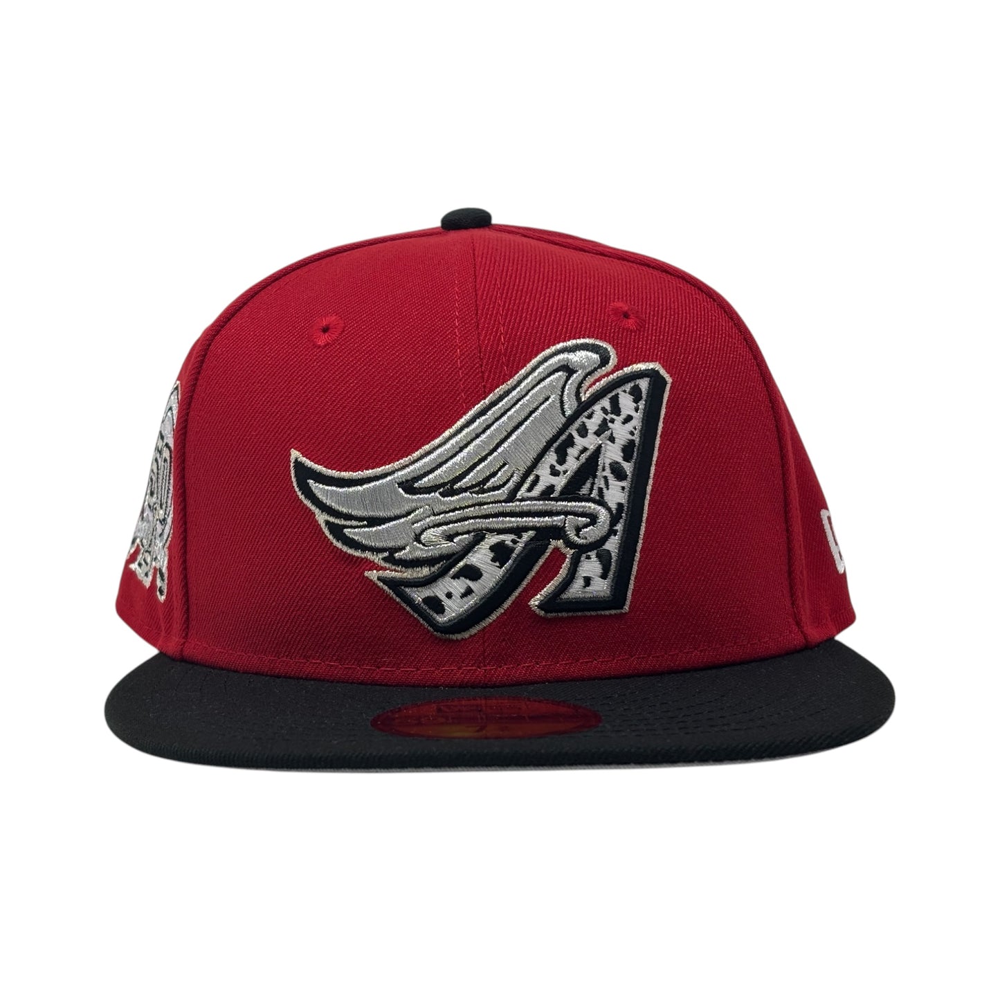 Los Angeles Angels 50th Anniversary "Cow Print" New Era Fitted Hat