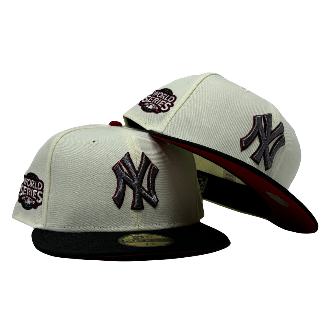 New York Yankees 2009 World Series Red Brim 59Fifty New Era Fitted Hat