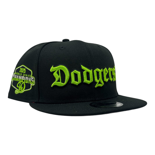 Los Angeles Dodgers 2025 World Champions Snapback Hat-Black