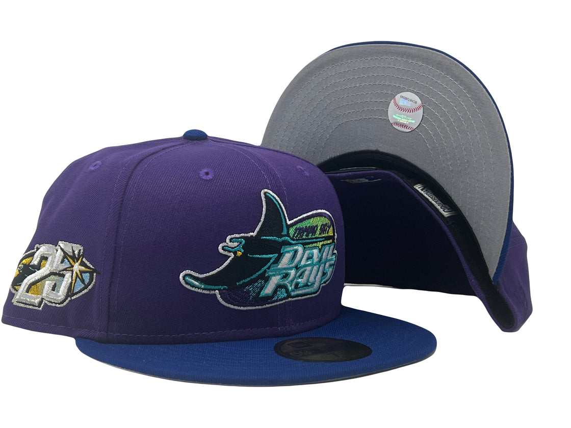 TAMPA BAY DEVIL RAYS 25TH ANNIVERSARY NEW ERA FITTED HAT