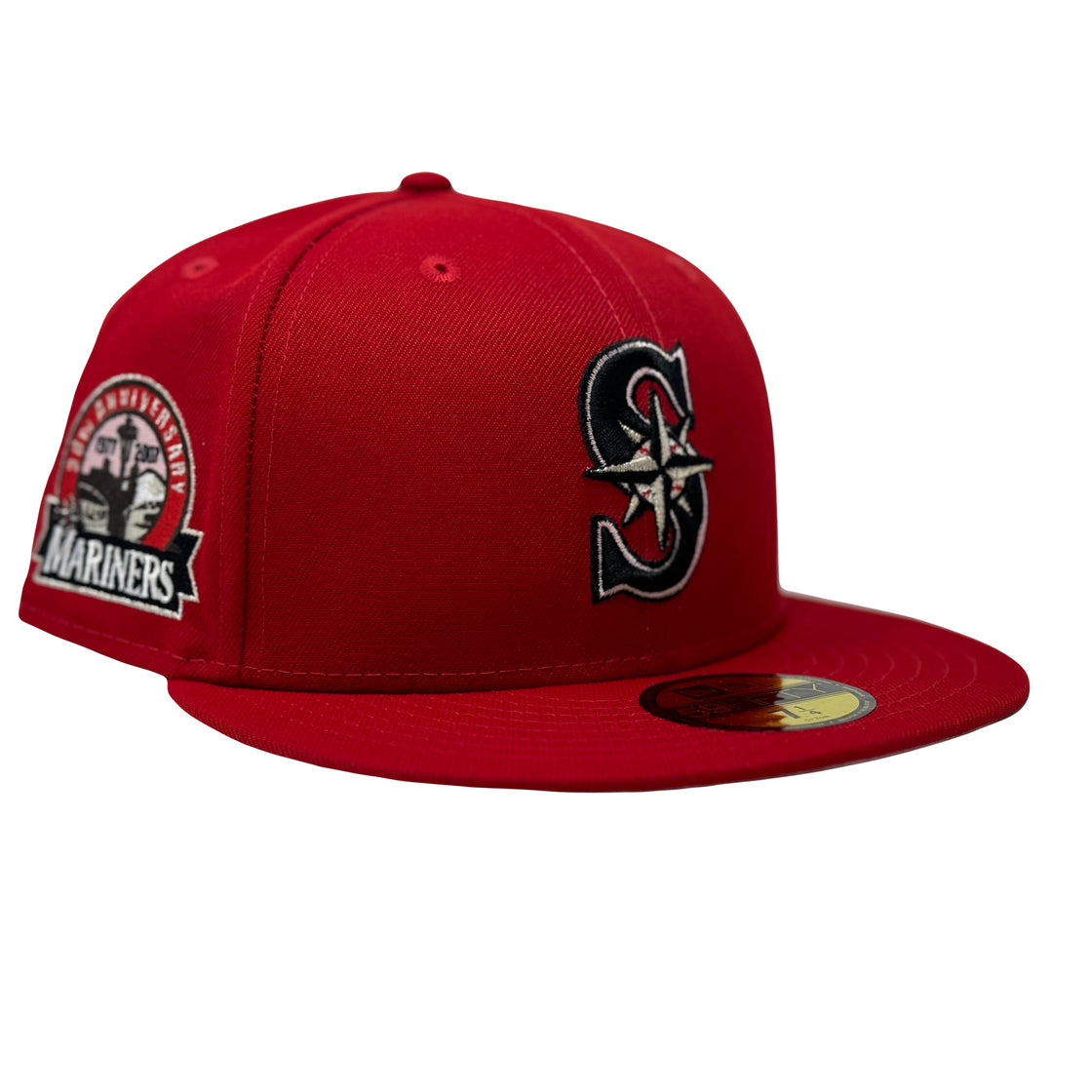 Seattle Mariners 30th Anniversary Pink Brim 59Fifty New Era Fitted Hat