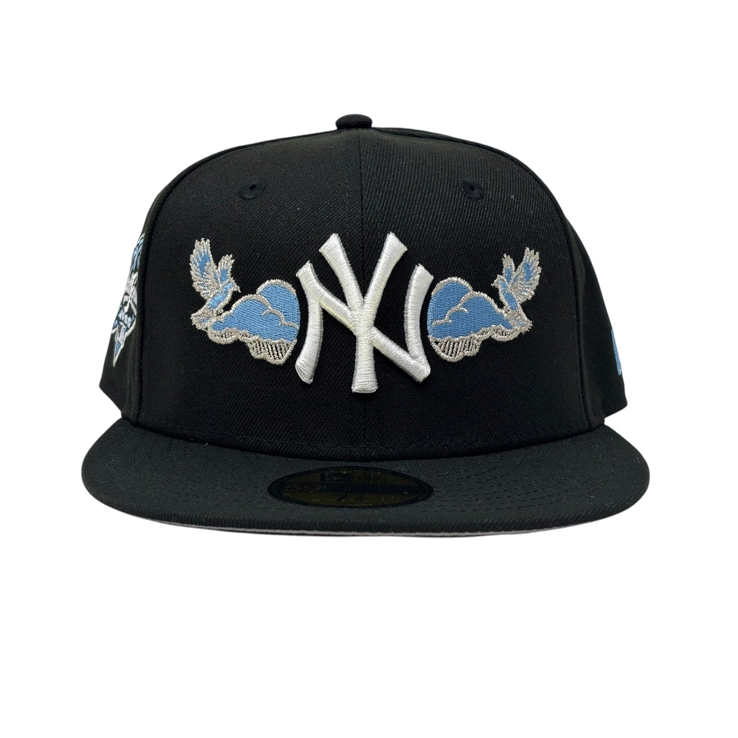New York Yankees 2000 World Series "Bird in the Cloud" Fitted Hats-Black