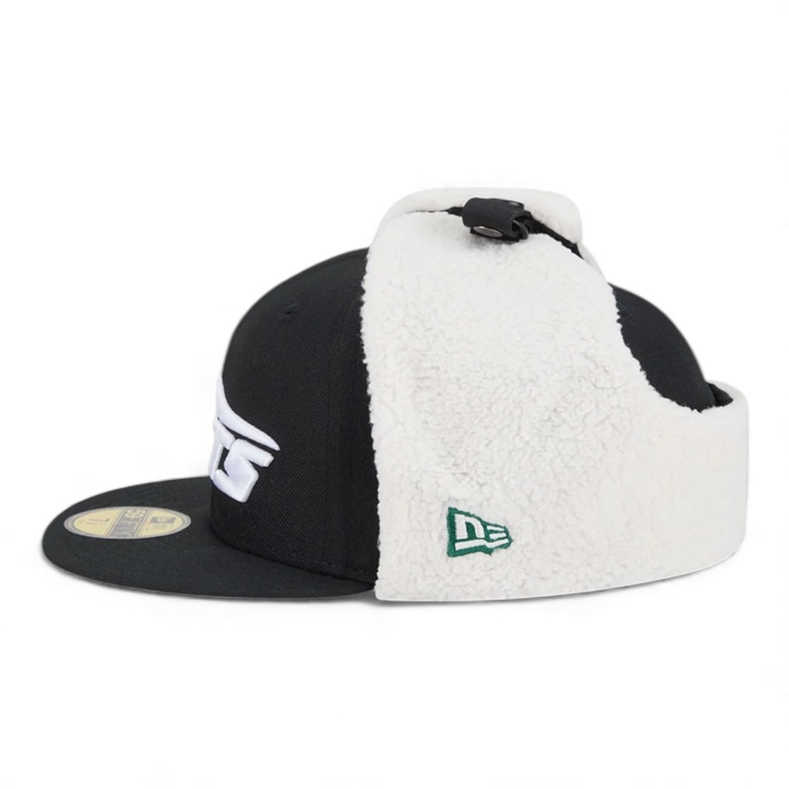 New York Jets NFL Classic Black Dogear 59FIFTY Fitted Cap