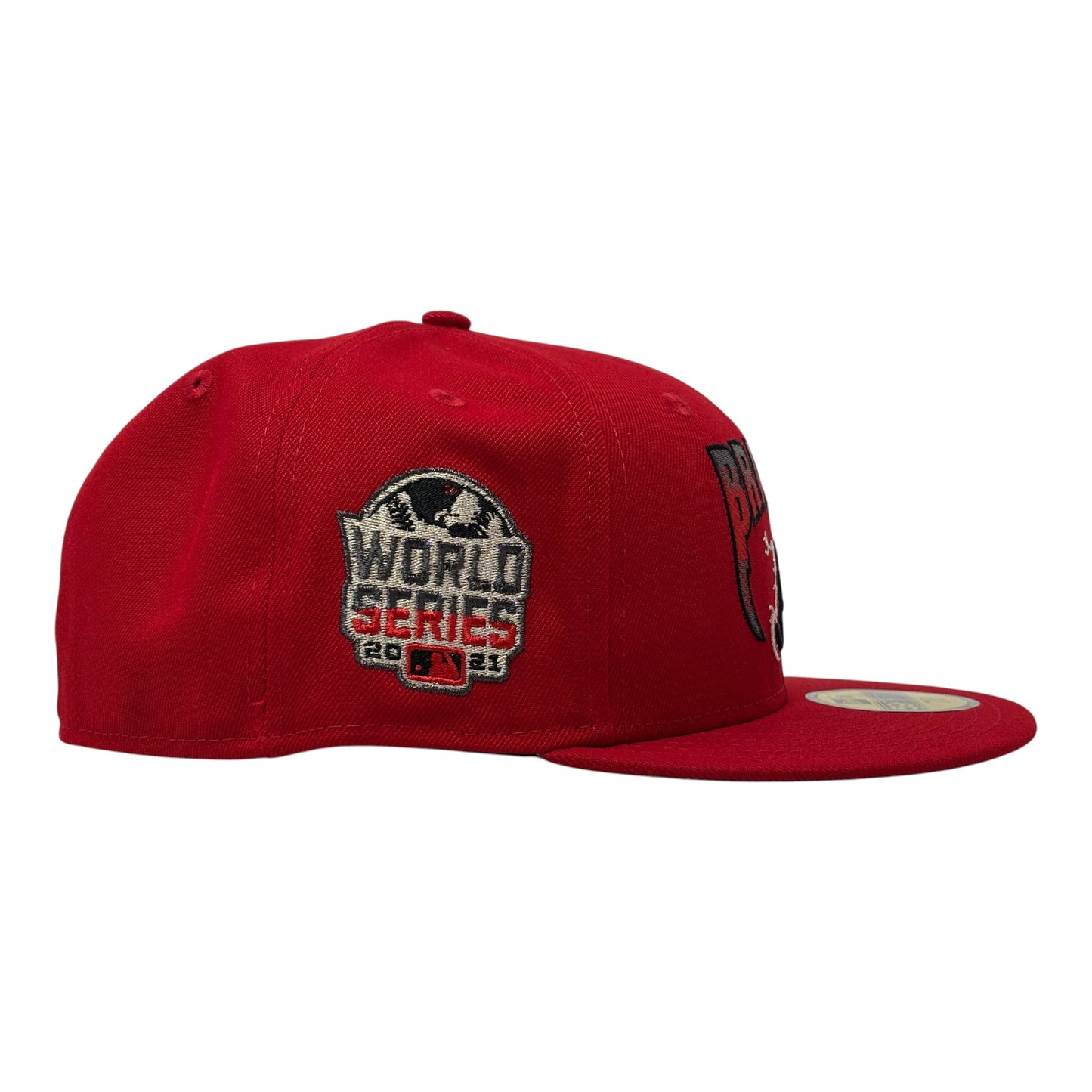 Atlanta Braves 2021 World Series "Metallica Pack" Logo Fitted -Red