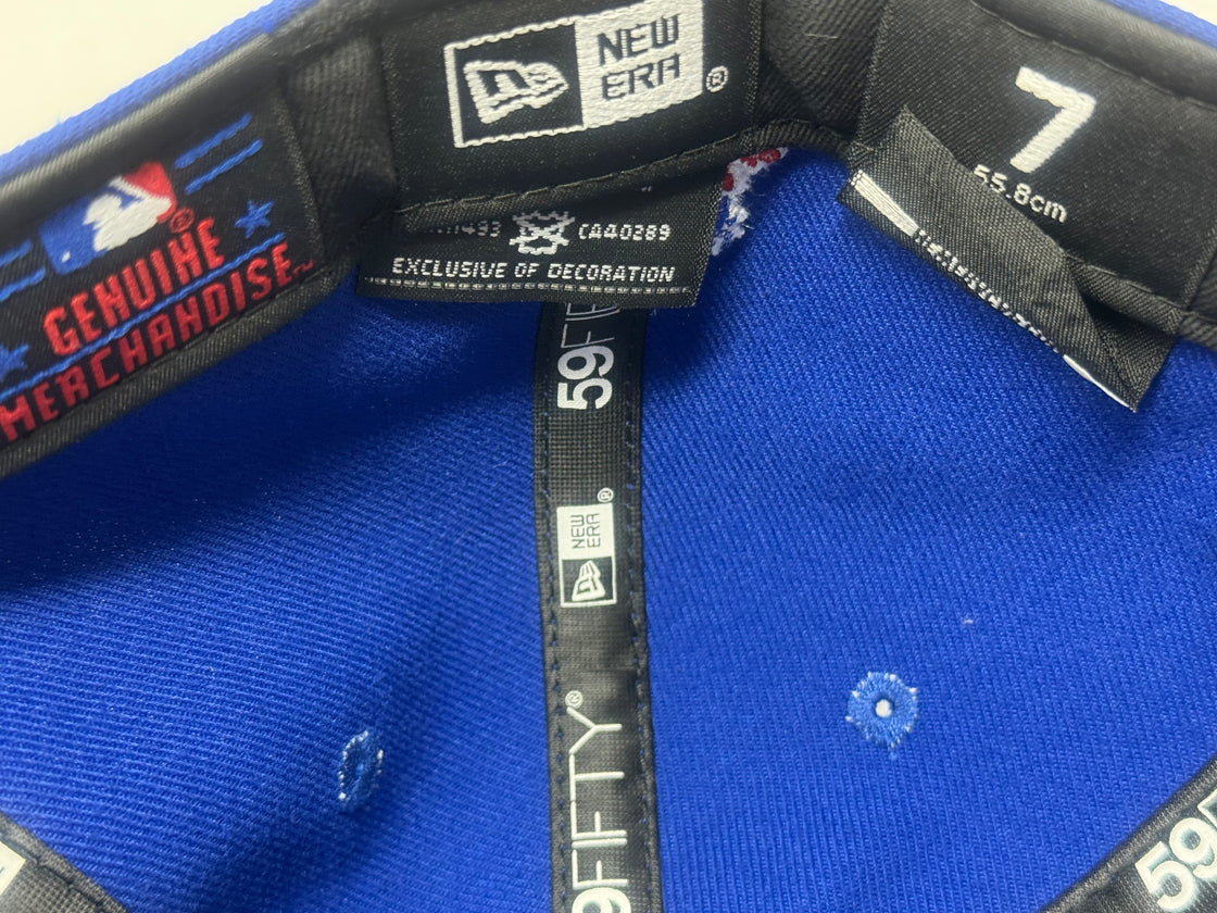 Toronto Blue Jays Reflective Logo New Era Fitted Hat-Royal