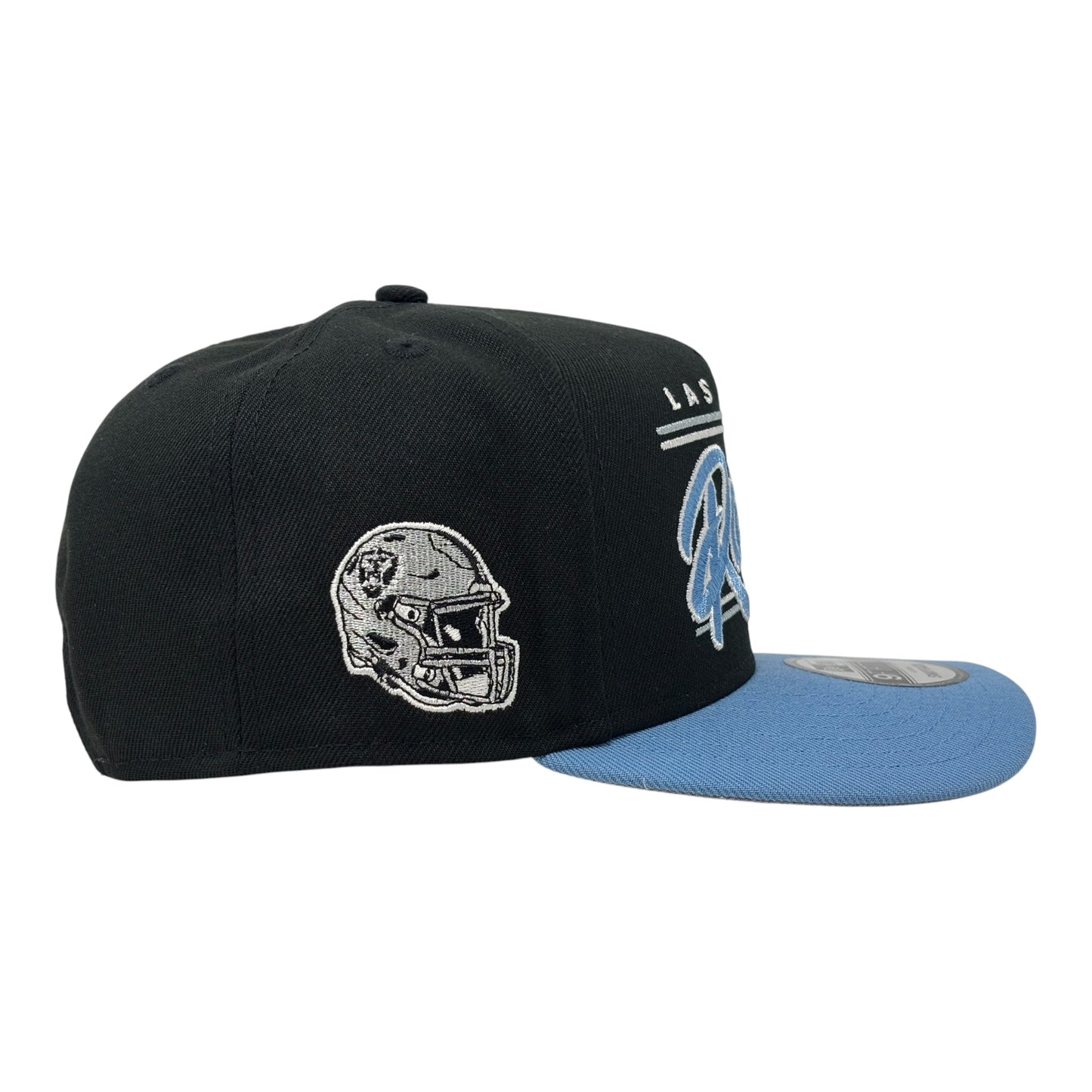 Las Vegas Raiders 9Fifty A-Frame Snapback Hats-Black Sky