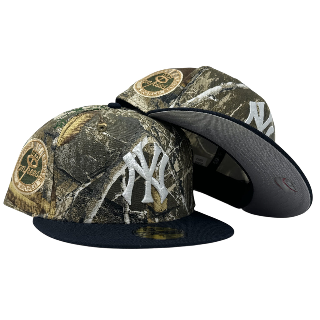 New York Yankees 1962 World Series Real Tree Fitted Hat