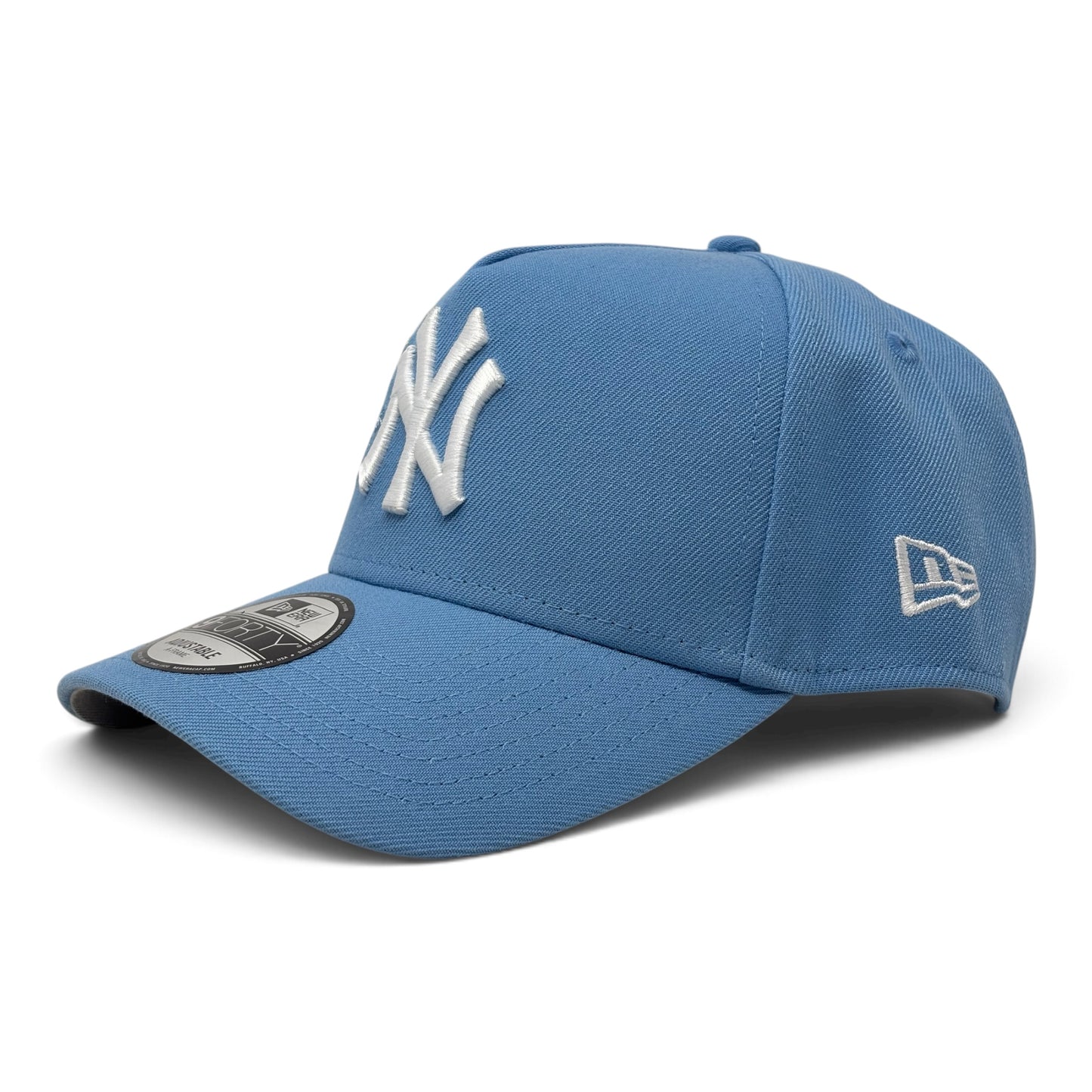 New York Yankees 1998 World Series Blue Rose A frame Snapback Hat-Sky Blue