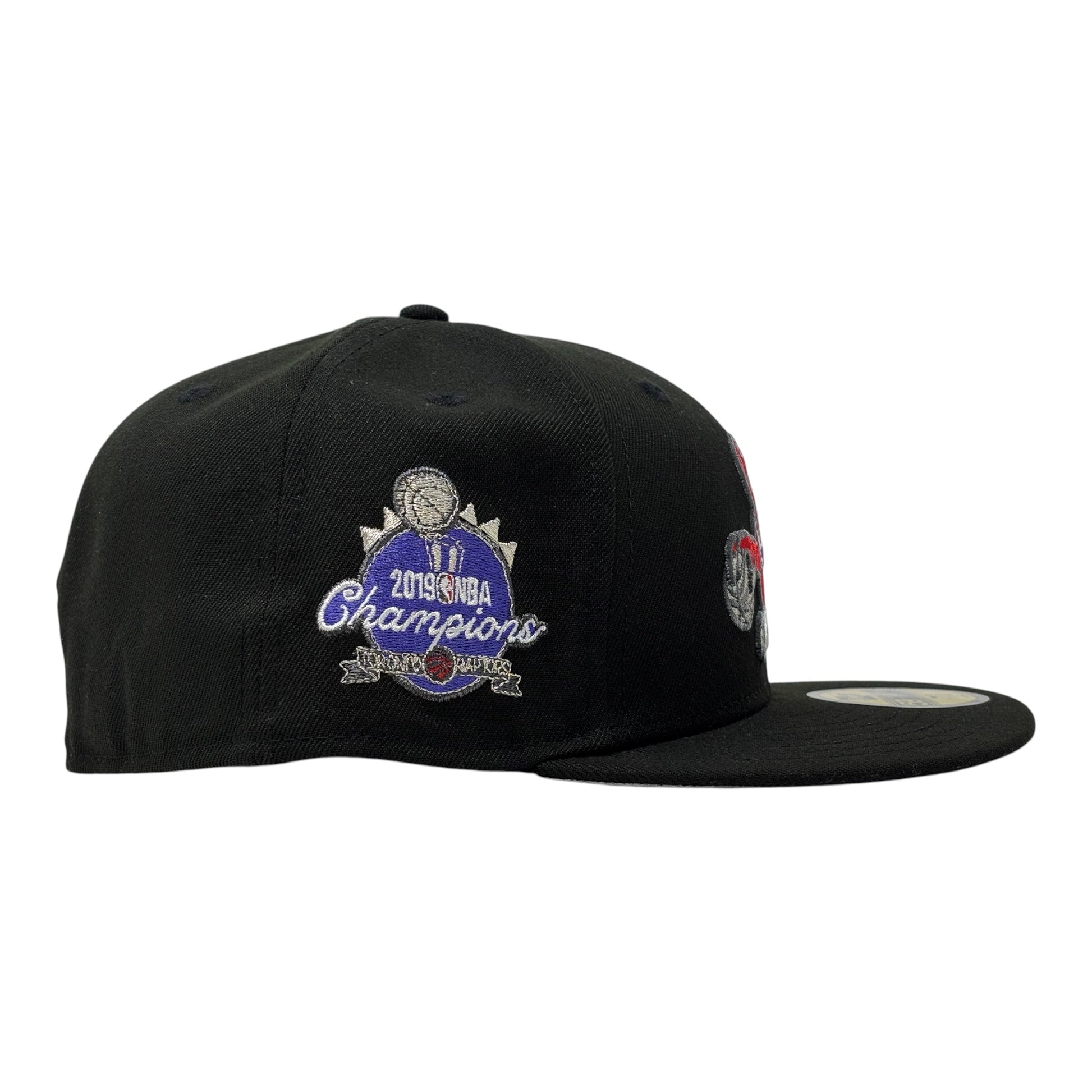 Toronto Raptors 2019 NBA Champions New Era Fitted Hat Black