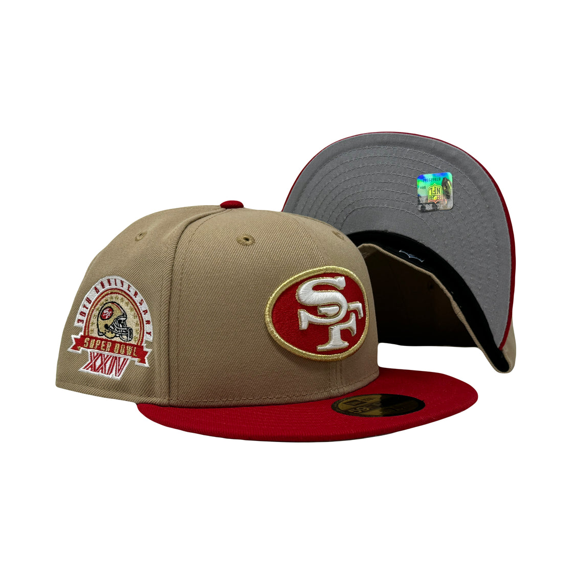 San Francisco 49ers 30th Anniversary 5950 New Era Fitted Hat