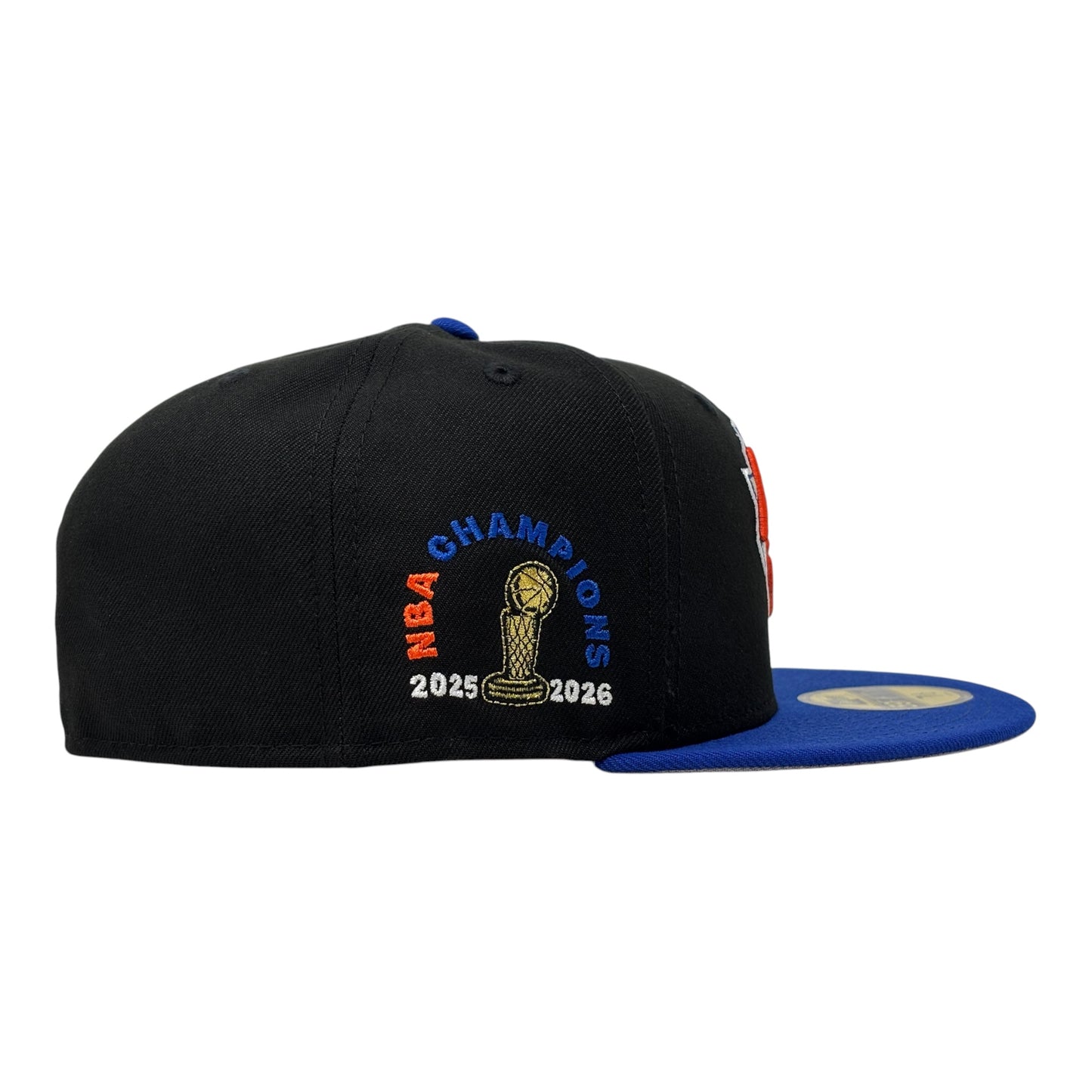 New York Knicks 2026 NBA Champions New Era Fitted-Black Royal