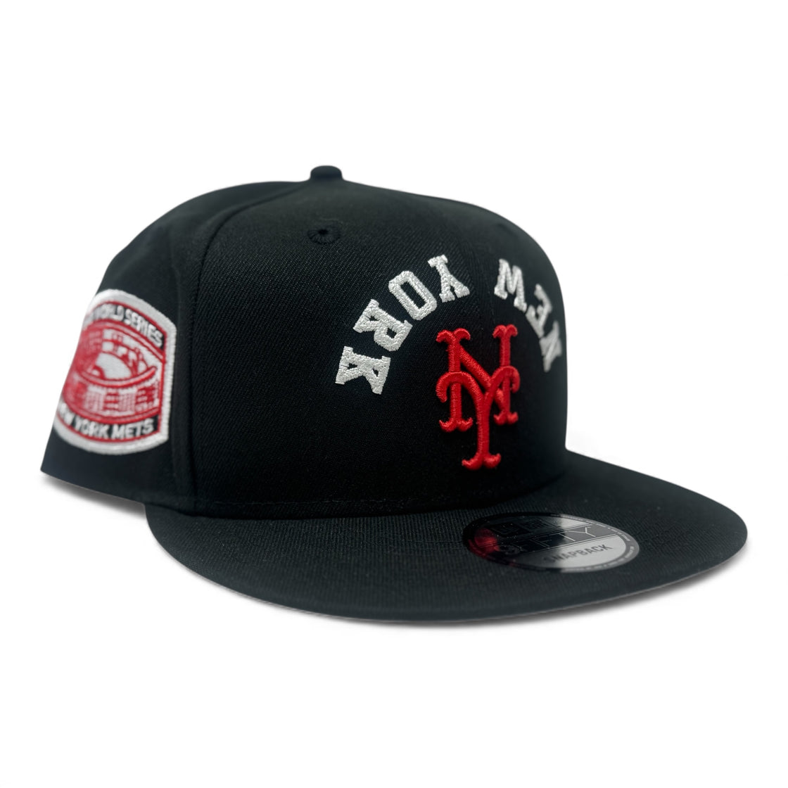 New York Mets 1969 World Series Snapback Hats- Black Red