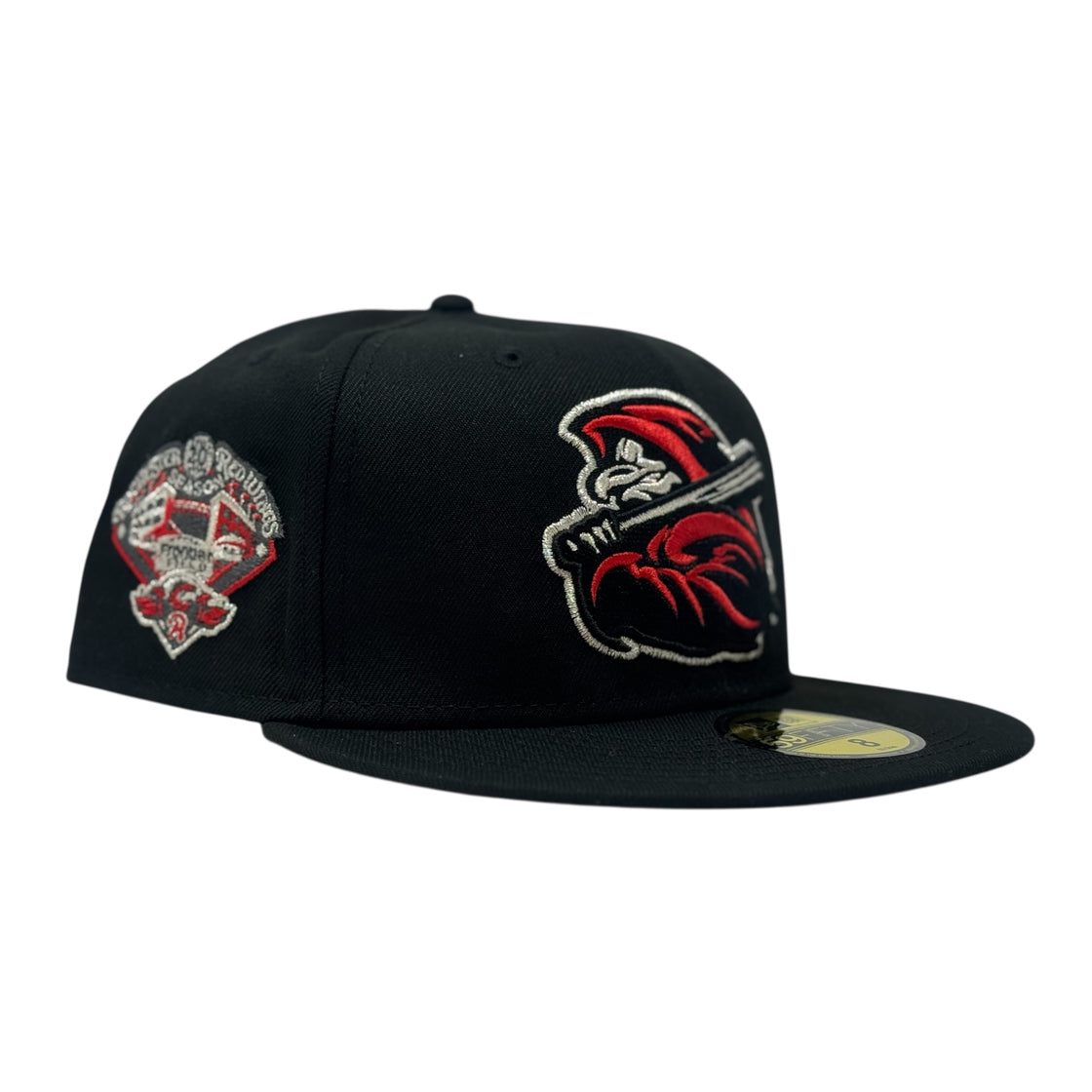 Rochester red wings 20th Anniversary Baseball fitted hat-Black