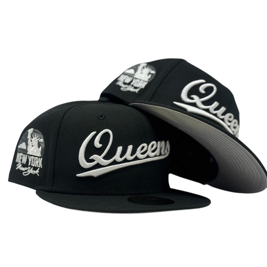 Queens New York Statue of Liberty Black 59Fifty New Era Fitted Hat