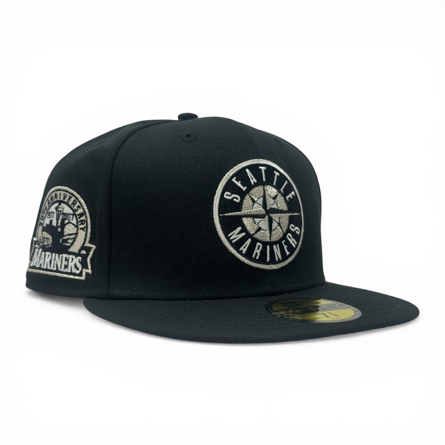 Seattle Mariners 30th Anniversary New Era Fitted Hats-Black