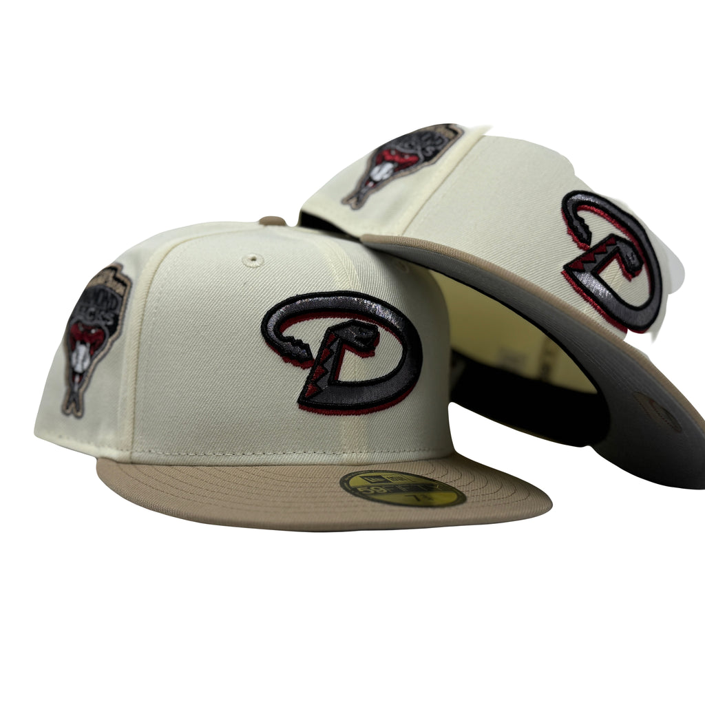 Arizona Diamondbacks 1998 Inaugural Season Off White Camel Fitted Hats