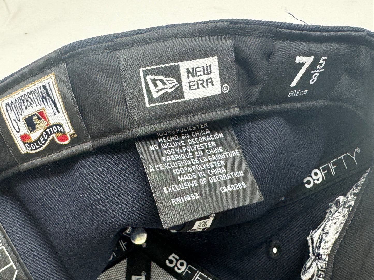 New York Mets 25th Anniversary Navy Blue 59Fifty New Era Fitted Hat to Match Jordan 1 "Armory Navy"