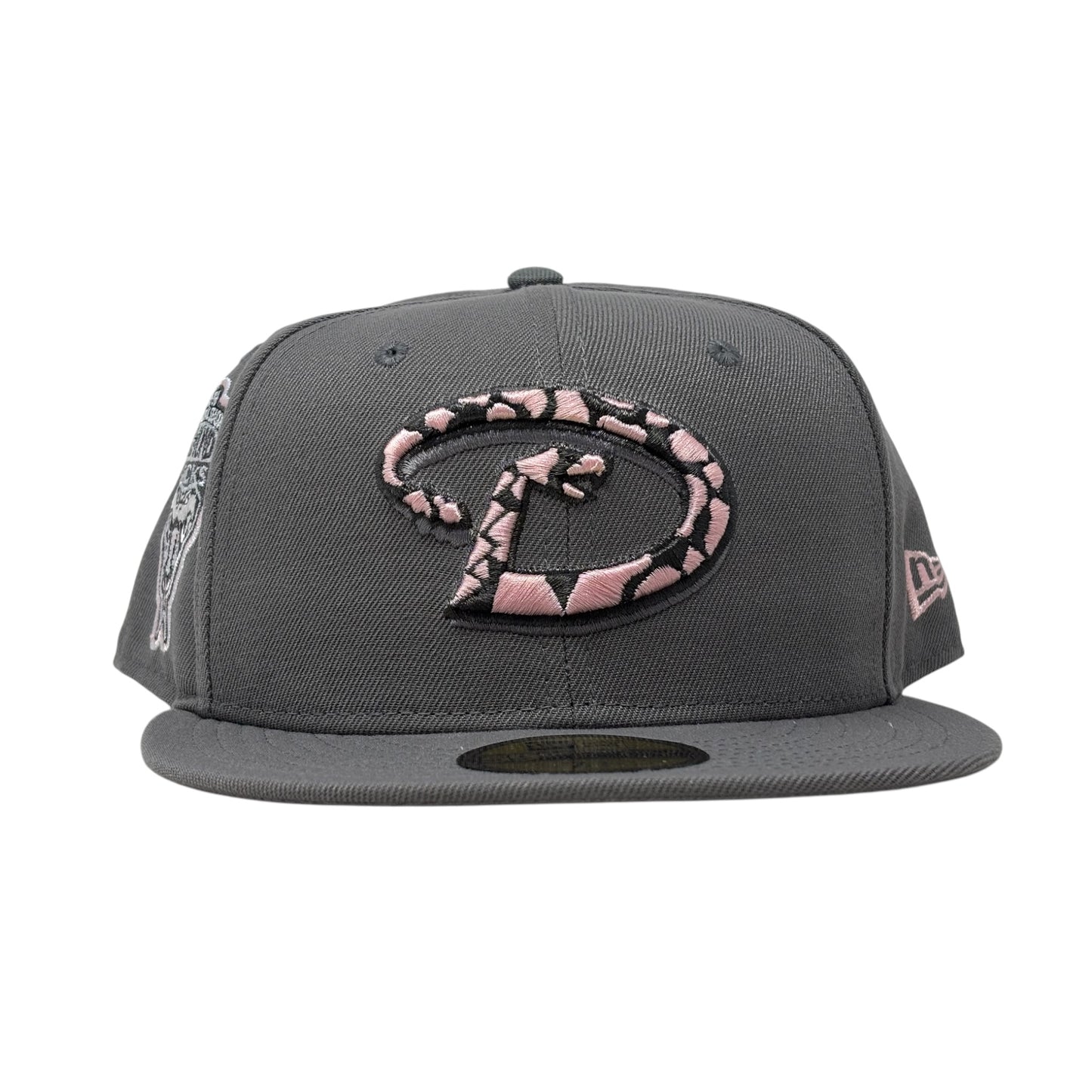 Arizona Diamondbacks 1998 Inaugural Season 59Fiftty New Era Fitted-Gray Pink
