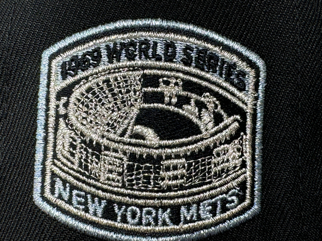 New York Mets 1969 World Series Champions Black 59Fifty New Era Fitted Hat