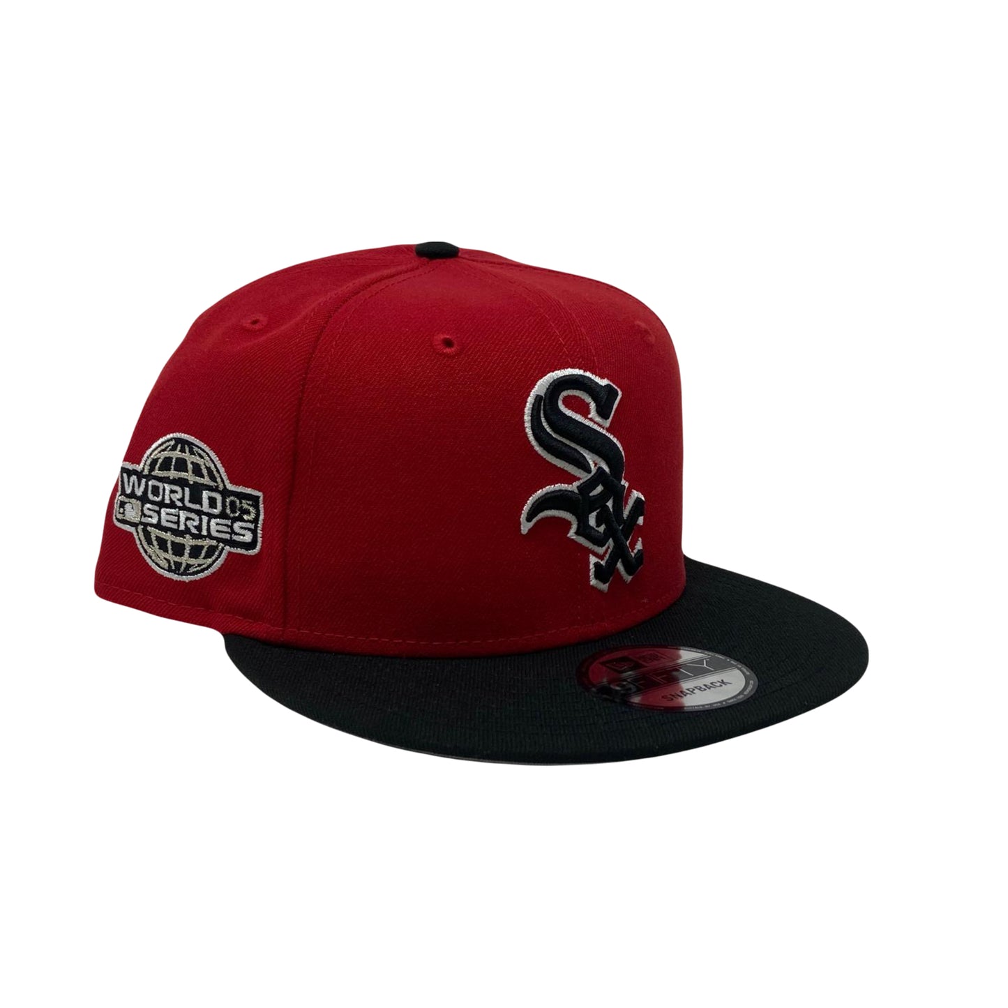 Chicago White Sox 2005 World Series Red And Black 9Fifty New Era Snapback Hat