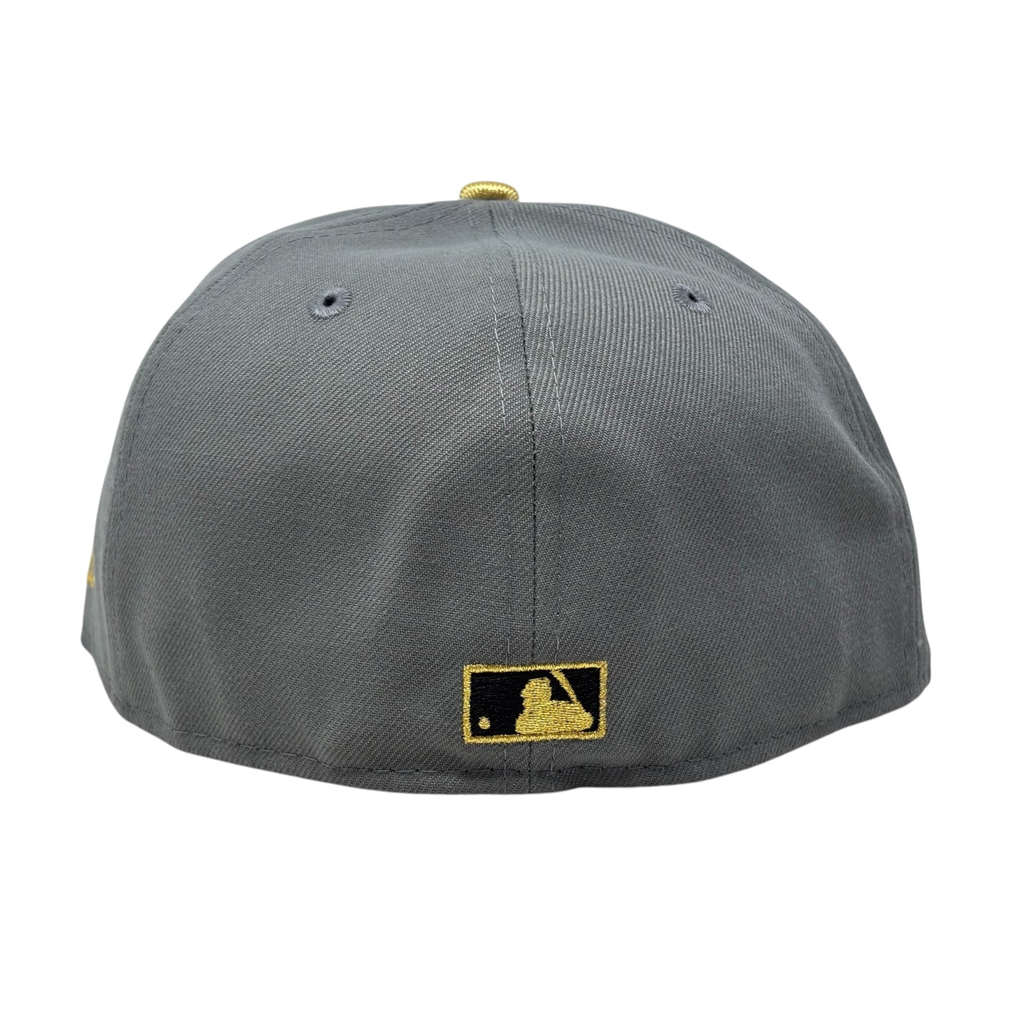 New York Yankees 1996 World Series iconic interlocking New Era Fitted Hats-Gray