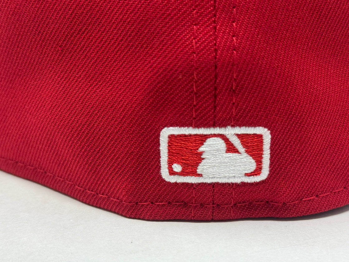 New York Yankees VS Mets Subway Series Fitted Hat-Red