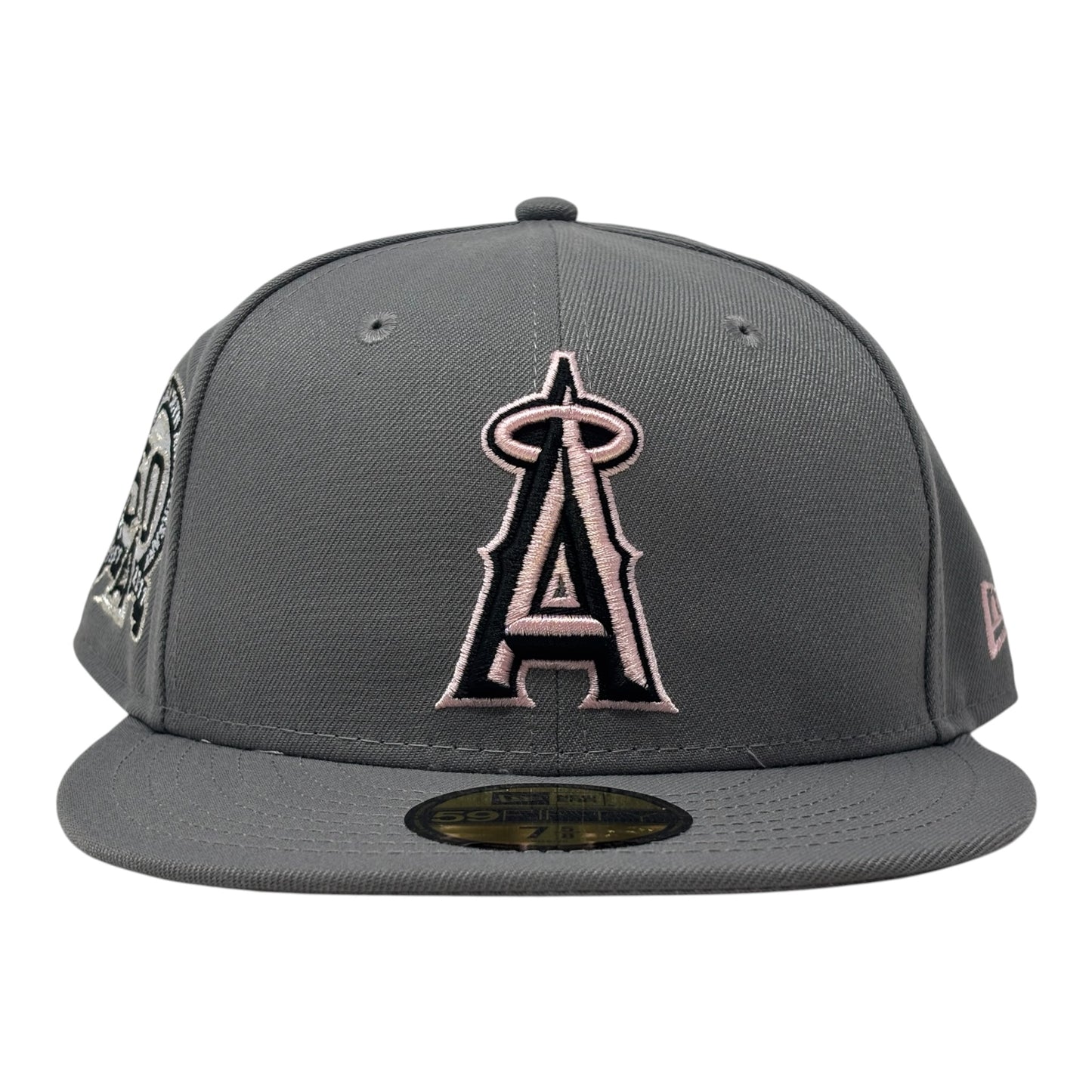 Los Angeles Angels 50th Anniversary New Era Fitted Hat-Gray Pink