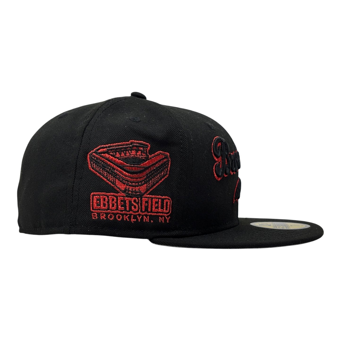 Brooklyn Dodgers Ebbets Field "Cherry Pack" New Era Fitted Hat-Black