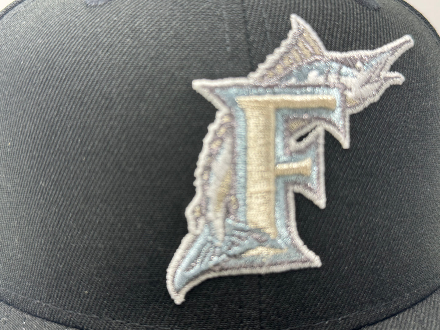 Florida Marlins 1997 World Series "Metallic Pack" Icy Brim Fitted Hat