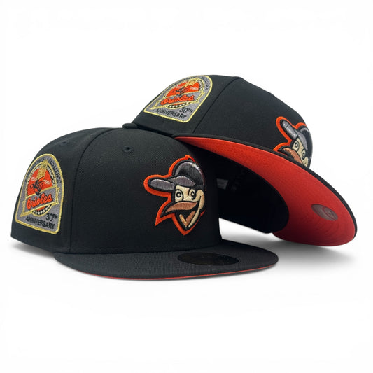 Baltimore Orioles 30th Anniversary 59Fifty New Era Fitted Hat-Black
