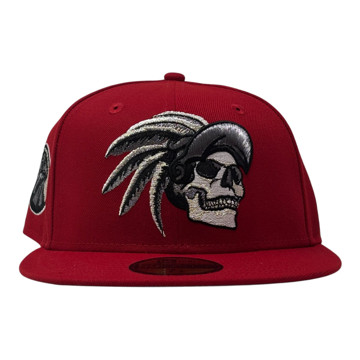 Aztec Skull Warriors New Era Fitted Hat-Black
