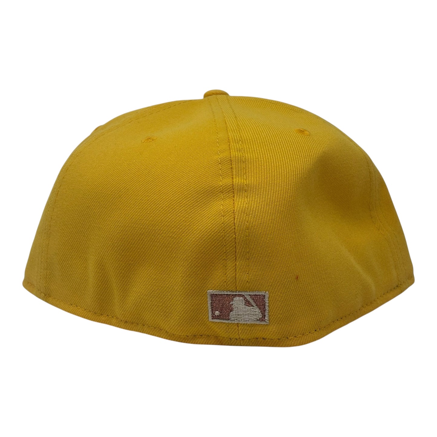 Chicago Cubs Be Alert Foul Ball Logo Fitted Hats-Taxi Yellow