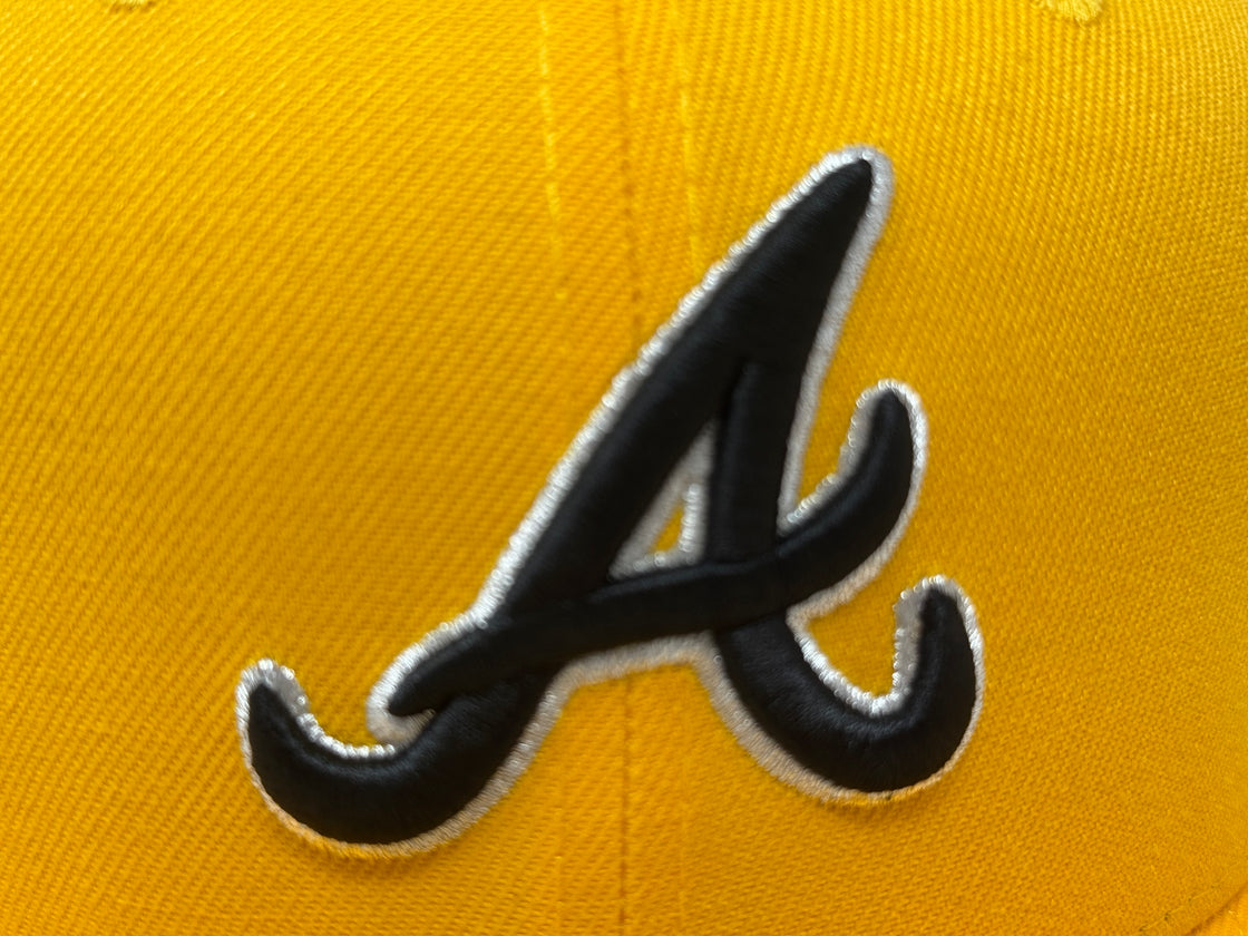 Atlanta Braves 2000 All Star Game New Era Fitted Hats-Taxi Yellow