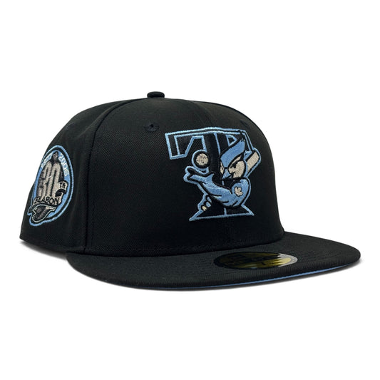 Toronto Blue Jays 30th Anniversary Sky Blue Brim 59Fifty New Era Fitted Hats