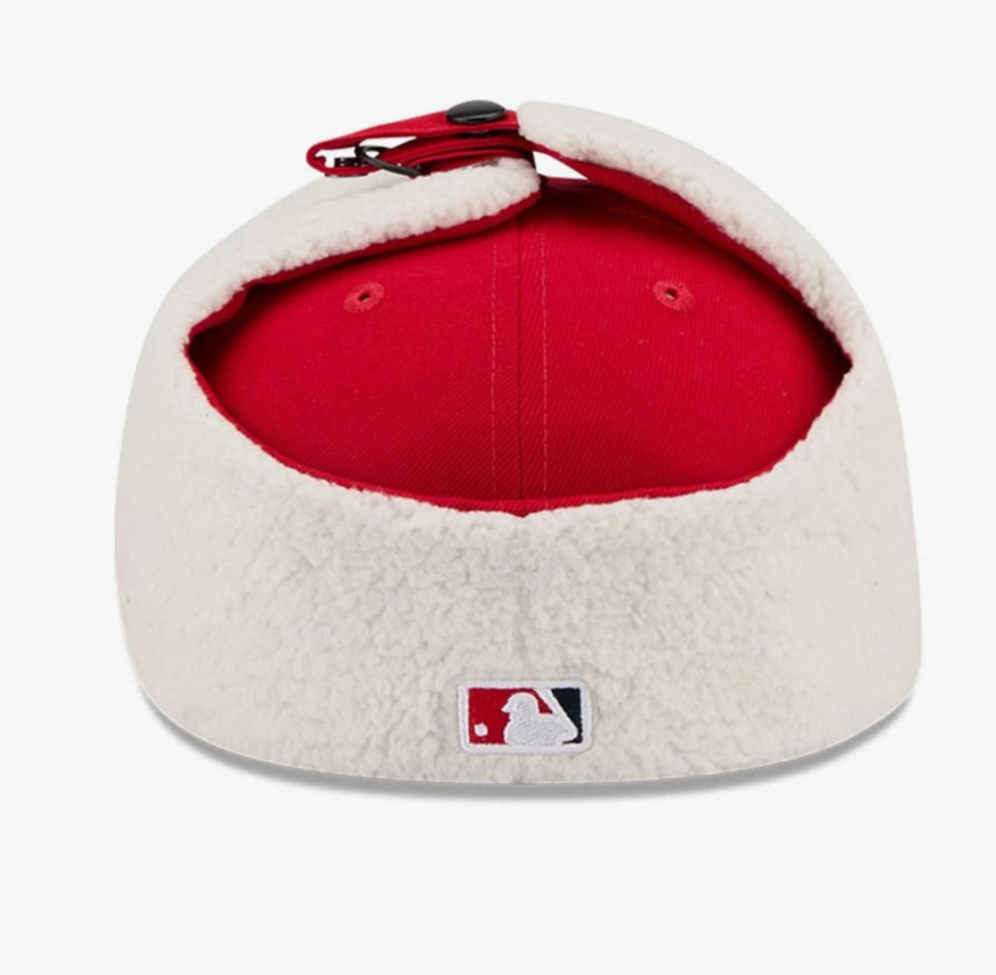 LA Angels MLB Classic Red Dogear 59FIFTY Fitted Cap
