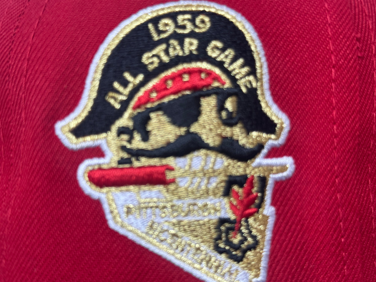 Pittsburgh Pirates 1959 All Star Game 59Fifty New Era Fitted Hats-Red