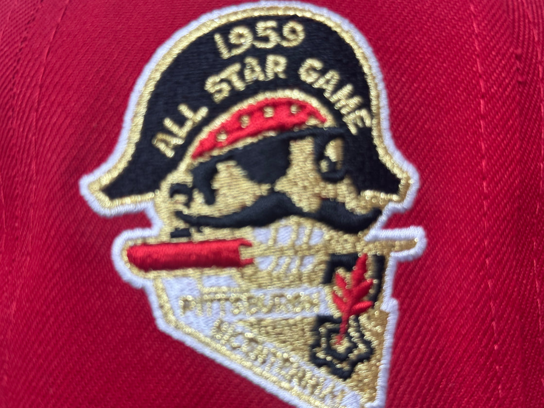 Pittsburgh Pirates 1959 All Star Game 59Fifty New Era Fitted Hats-Red