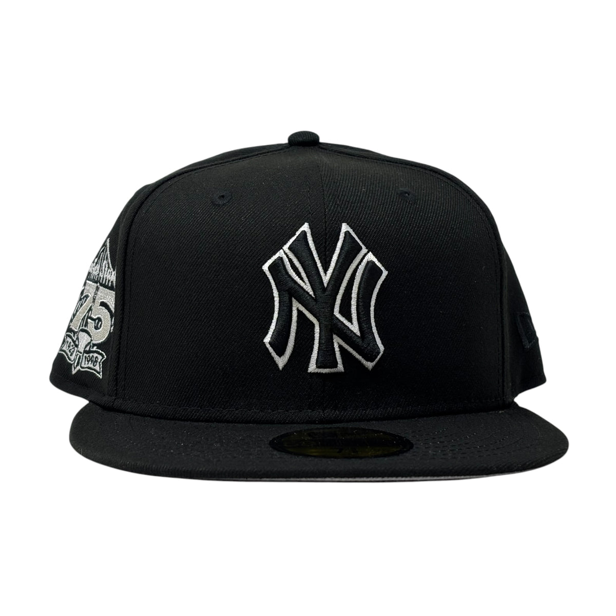New York Yankees 75th Anniversary Fitted Hat -Black