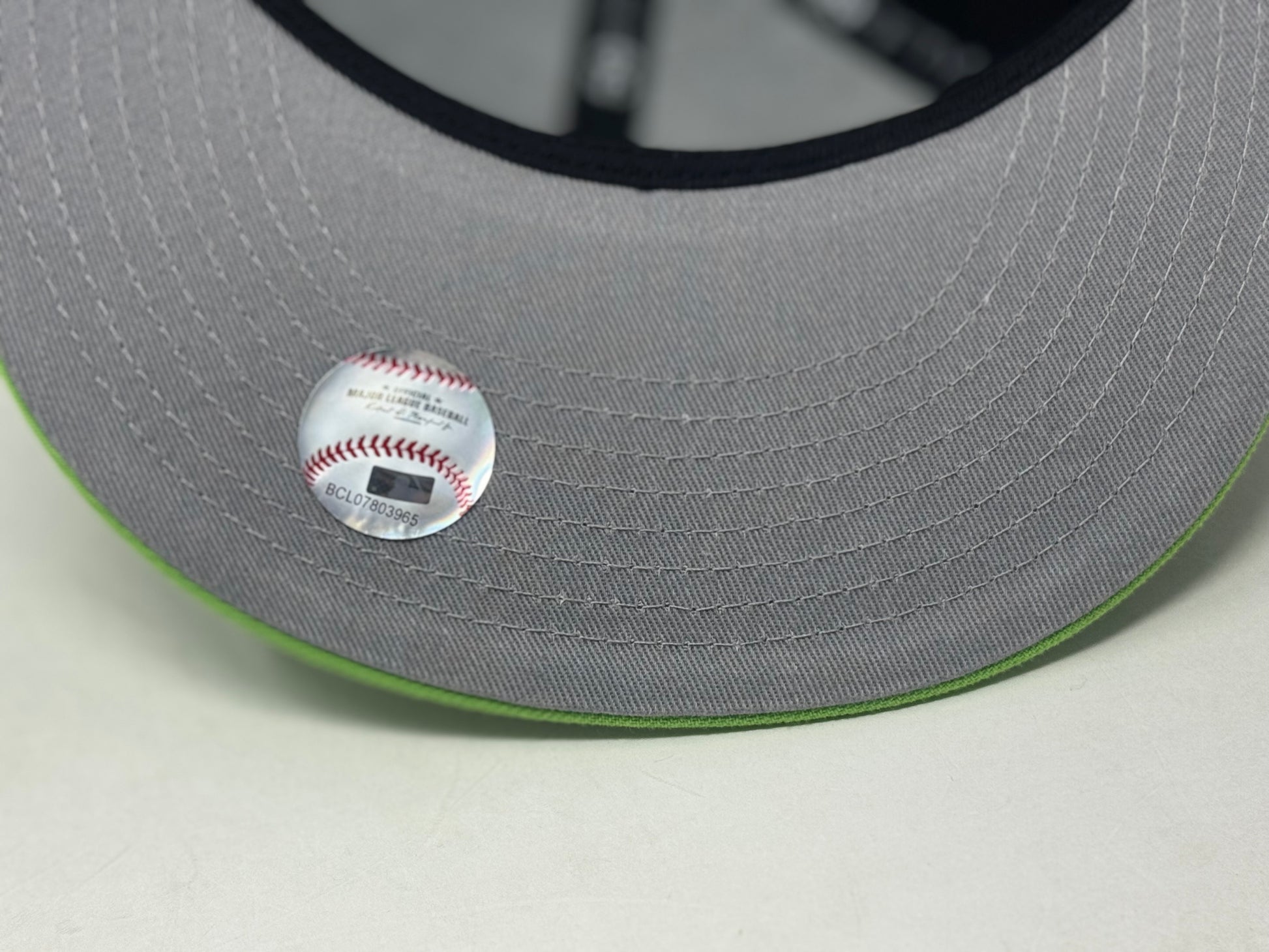 Pittsburgh Pirates 1974 All Star New Era Fitted Hats-Black Lime