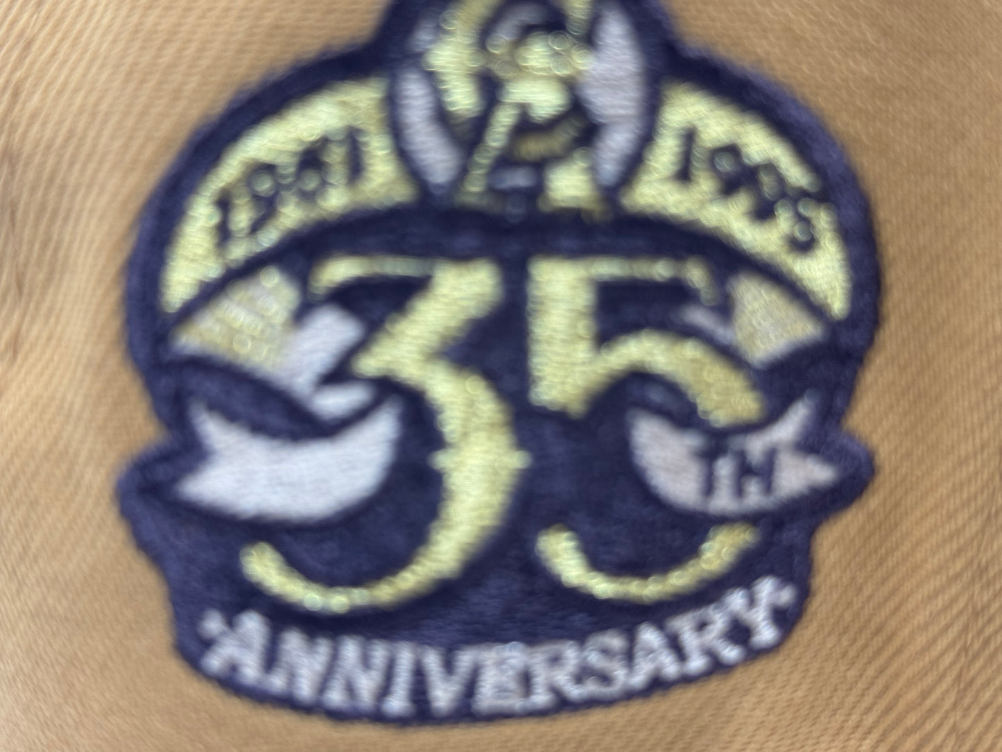 Los Angeles Angels 35th Anniversary 9Fifty New Era Snapback Hat-wheat