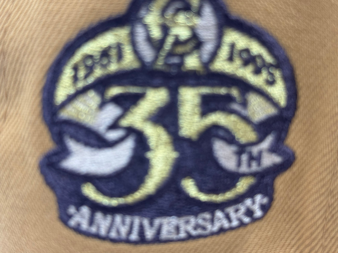 Los Angeles Angels 35th Anniversary 9Fifty New Era Snapback Hat-wheat