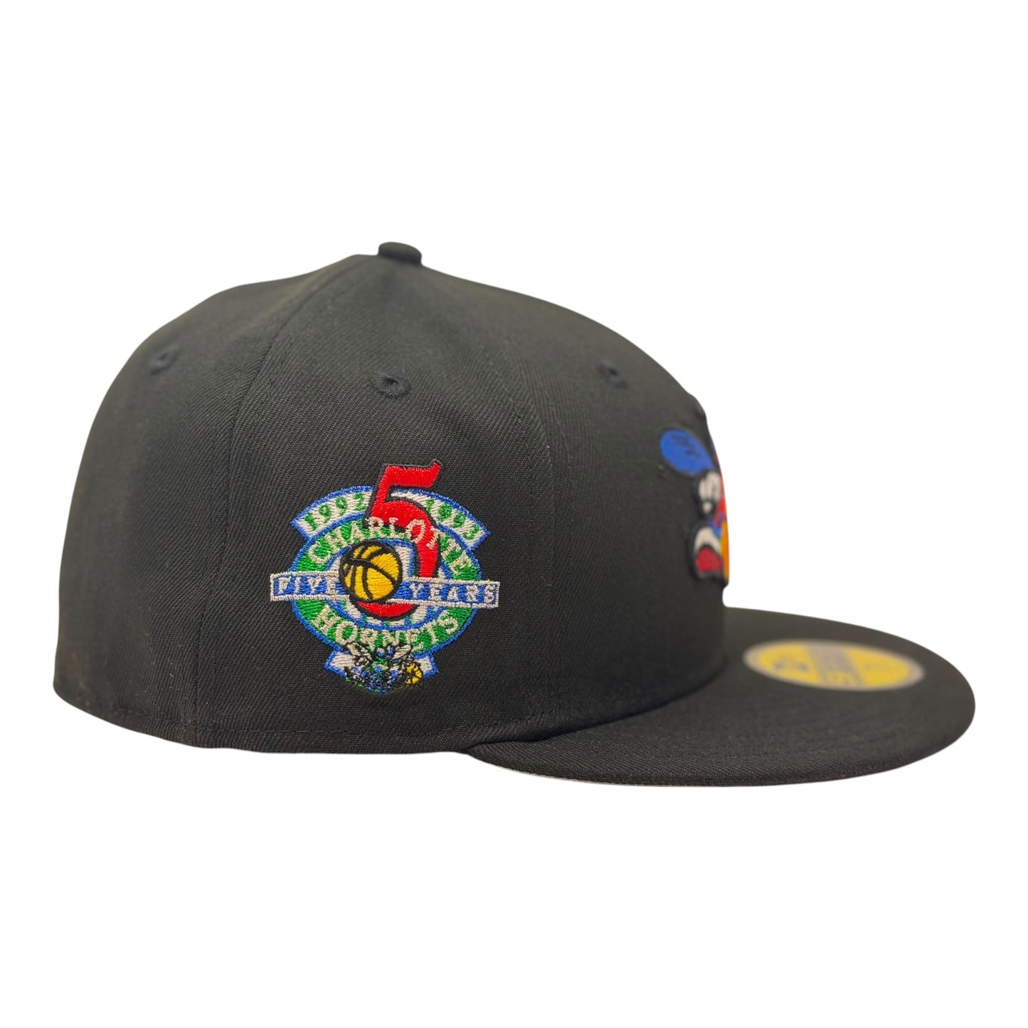 Charlotte Hornets HWC 5th Anniversary New Era Fitted Hats-Black