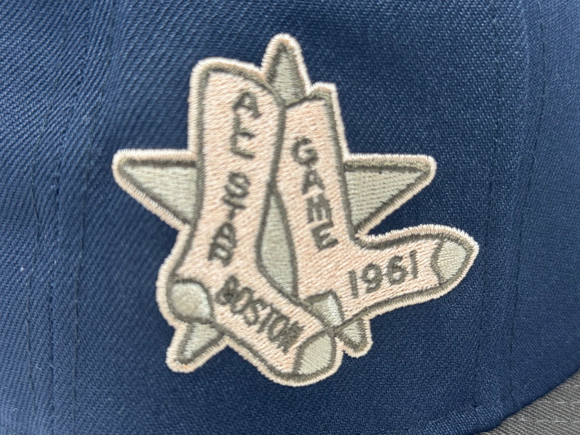 Boston Red Sox 1961 All Star Game Light Navy Brown Visor Brim New Era Hat