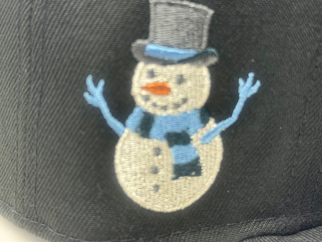 New York Yankees Santa Claus Snowman 59Fifty Fitted Hat-Black