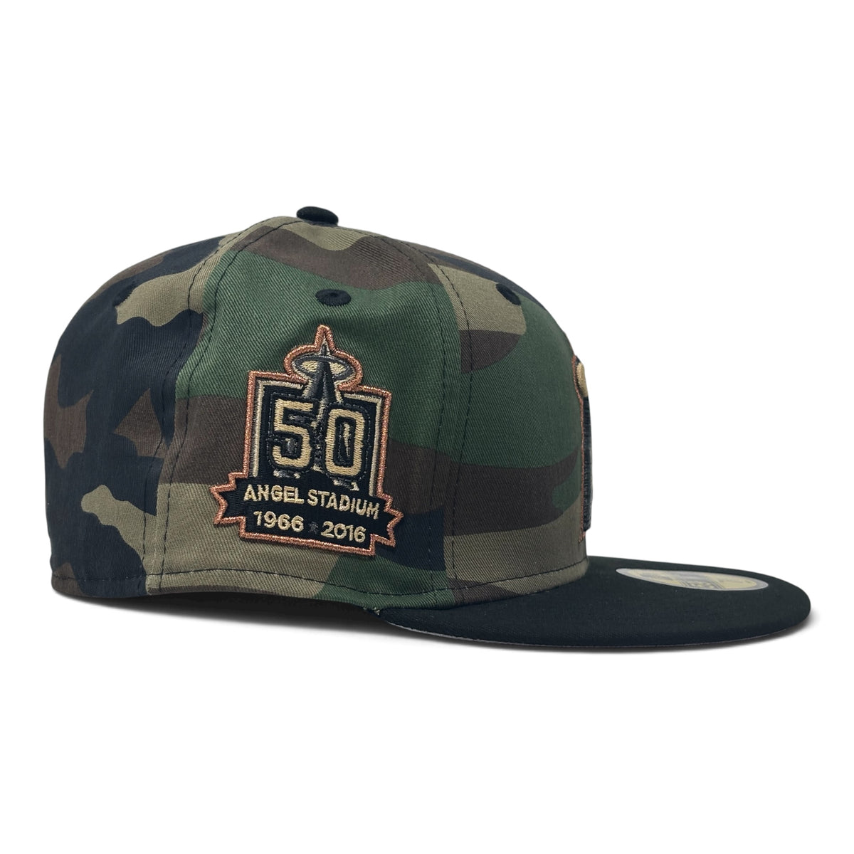 Los Angeles Angels 50th Anniversary Camouflage/Black New Era Fitted Hat