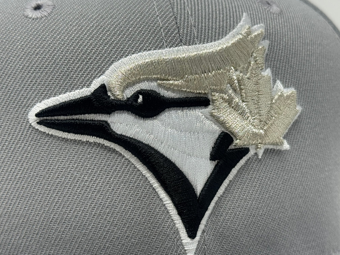 Toronto Blue Jays 1993 World Series Fitted Hats-Light Gray