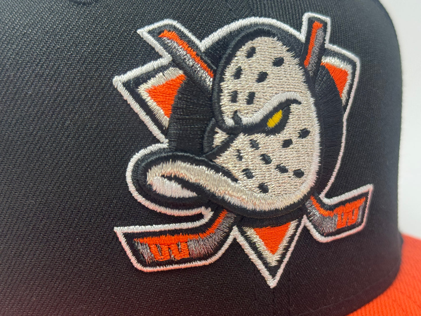 Anaheim Ducks Stanley Cup Champions Fitted Hats-Black Orange