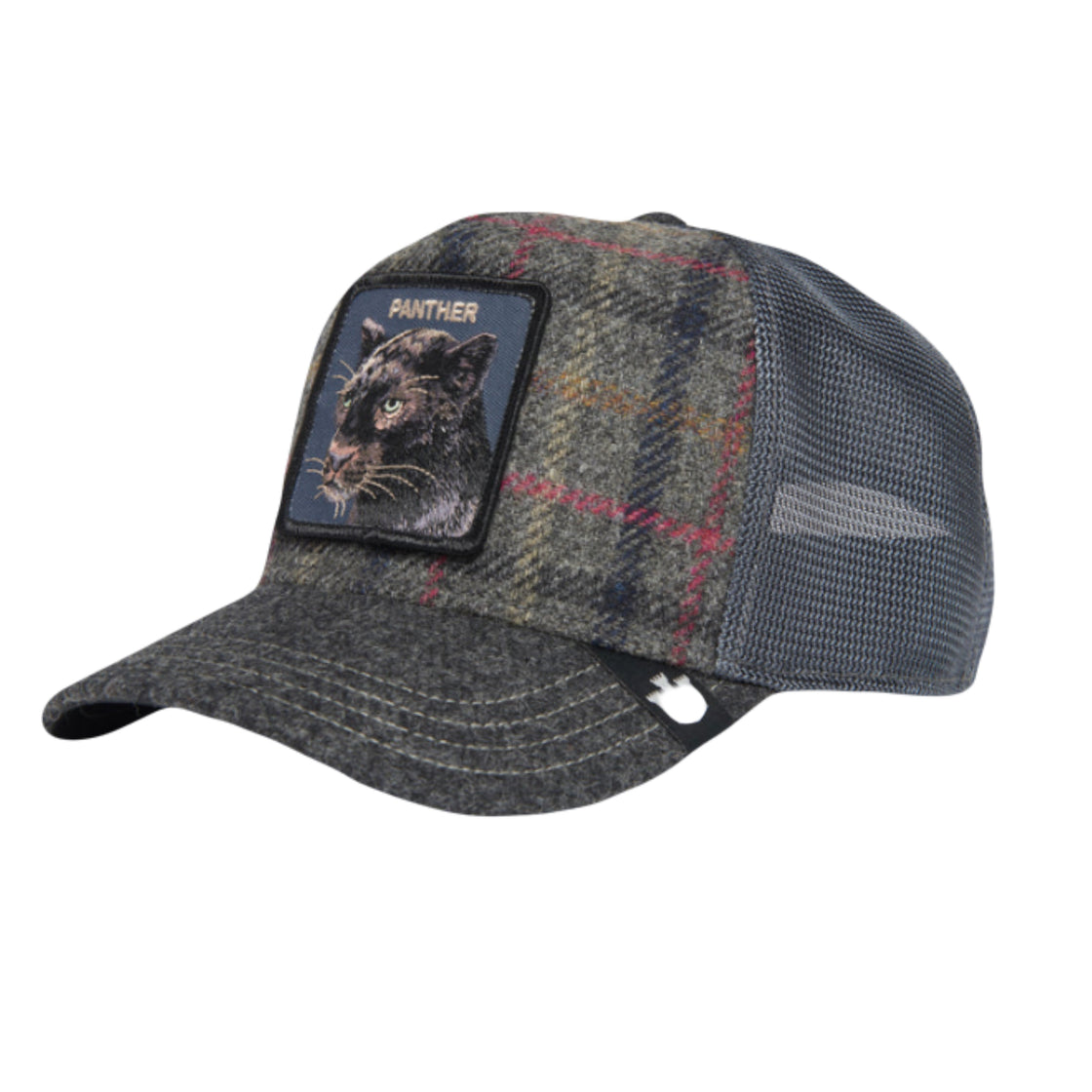 Moon Panther UK Plaid Goorin Bros Gray Trucker Hat